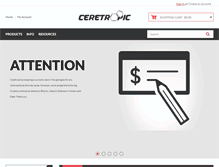 Tablet Screenshot of ceretropic.com
